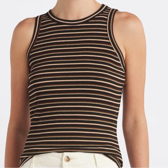 STACCATO JENNIFER SLEEVELESS HIGH NECK FITTED TANK BLACK-L - Picture 1 of 3